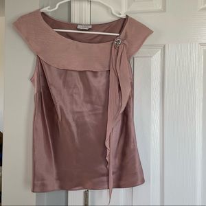 Loft 100% silk petite top